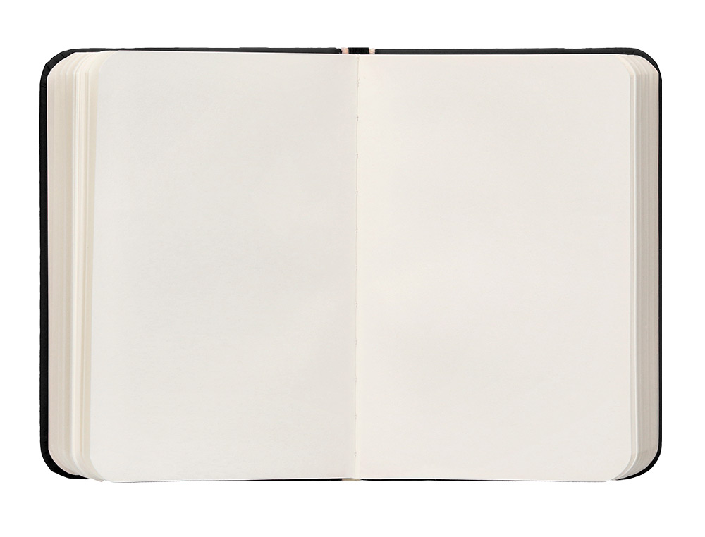 CARNET FERMETURE ELASTIQUE ANTARTIK NOTES COUVERTURE RIGIDE A7 PAPIER UNI IVOIRE 80 FEUILLES 80GR FSC COLORIS NOIR