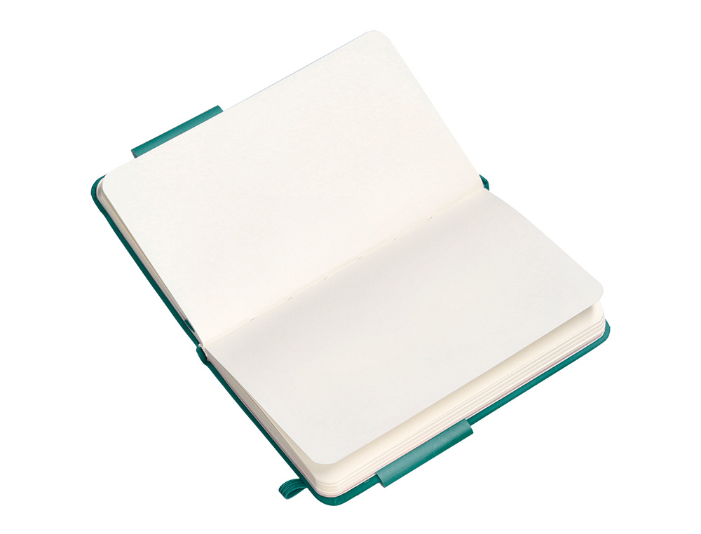 CARNET FERMETURE ELASTIQUE ANTARTIK NOTES COUVERTURE RIGIDE A6 PAPIER UNI IVOIRE 100 FEUILLES 80GR FSC VERT PAON