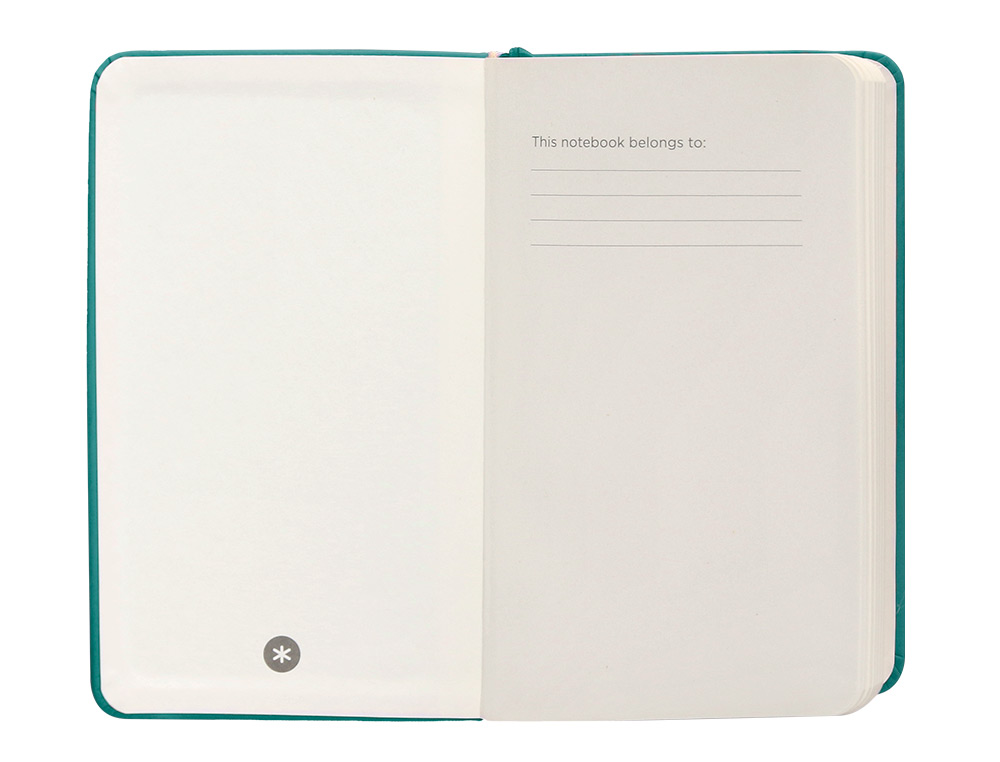 CARNET FERMETURE ELASTIQUE ANTARTIK NOTES COUVERTURE RIGIDE A6 PAPIER UNI IVOIRE 100 FEUILLES 80GR FSC VERT PAON