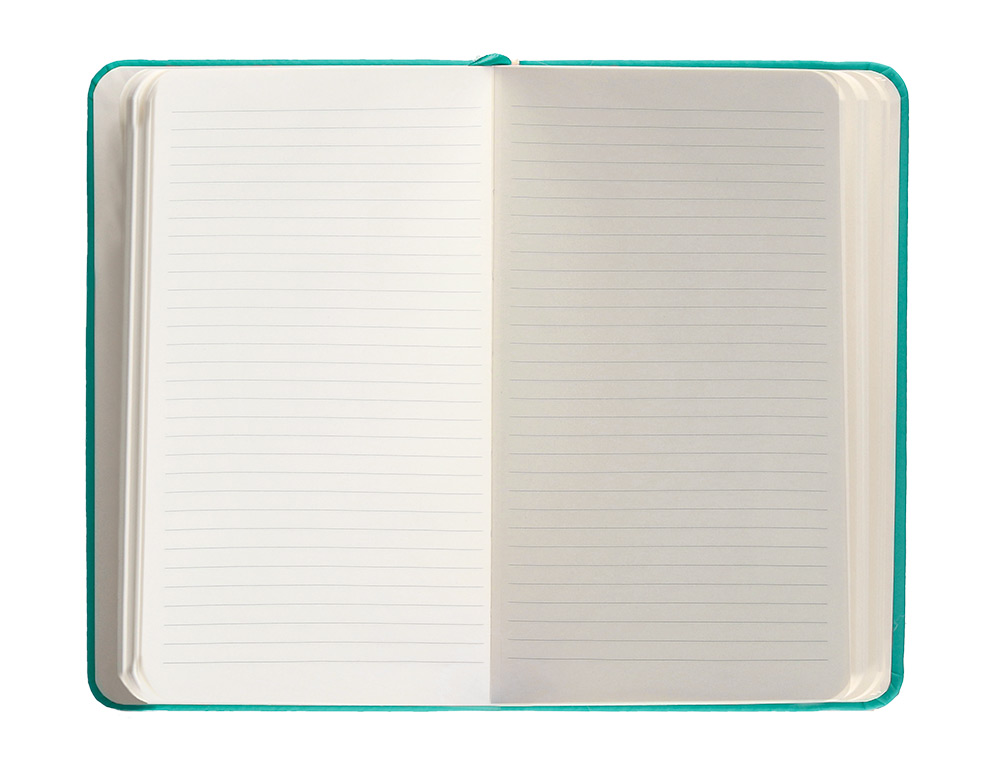 CARNET FERMETURE ELASTIQUE ANTARTIK NOTES COUVERTURE     RIGIDE A6 LIGNE 100 FEUILLES  80GR FSC COLORIS VERT MENTHE