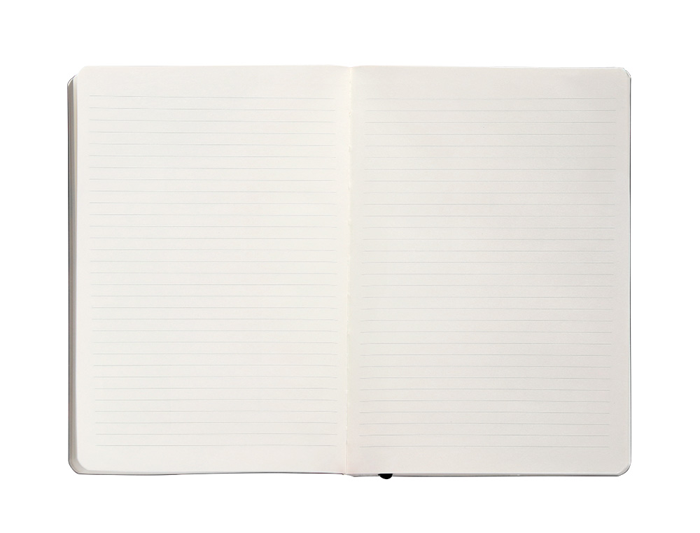 CARNET FERMETURE ELASTIQUE ANTARTIK NOTES COUVERTURE     SOUPLE A5 LIGNE 100 FEUILLES  80GR FSC COLORIS NOIR
