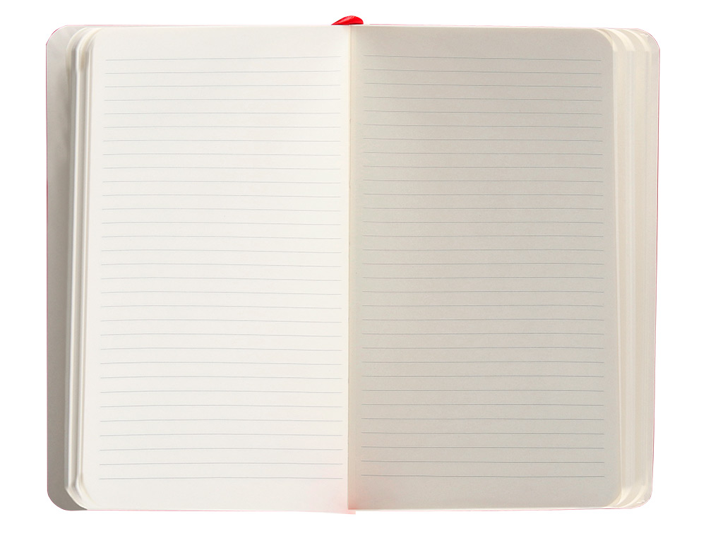 CARNET FERMETURE ELASTIQUE ANTARTIK NOTES COUVERTURE     SOUPLE A6 LIGNE 100 FEUILLES  80GR FSC COLORIS ROUGE