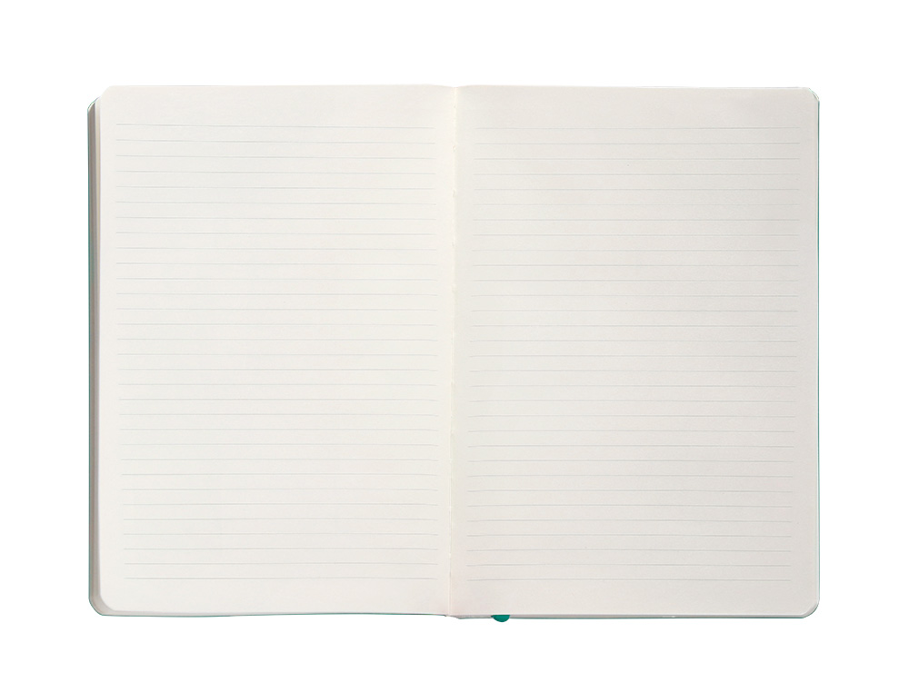 CARNET FERMETURE ELASTIQUE ANTARTIK NOTES COUVERTURE     SOUPLE A5 LIGNE 100 FEUILLES  80GR FSC COLORIS VERT MENTHE