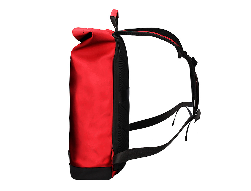 SAC A DOS ANTARTIK ROLL UP WATERPROOF 480X130X280MM      COLORIS ROUGE GRENAT