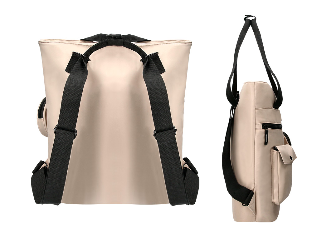 SAC MULTIFONCTION ANTARTIK MODELE BOLSO FLIP BAG         400X120X390MM COLORIS BEIGE   CLAIR