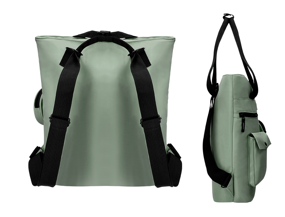 SAC MULTIFONCTION ANTARTIK MODELE BOLSO FLIP BAG         400X120X390MM COLORIS VERT DE GRIS