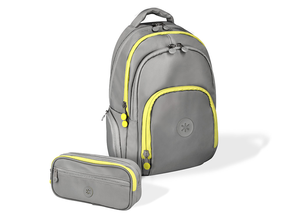 SAC A DOS ANTARTIK 4 COMPARTIMENTS MODELE FUSION   FLEX 19L 450X180X300MM COLORISGRIS