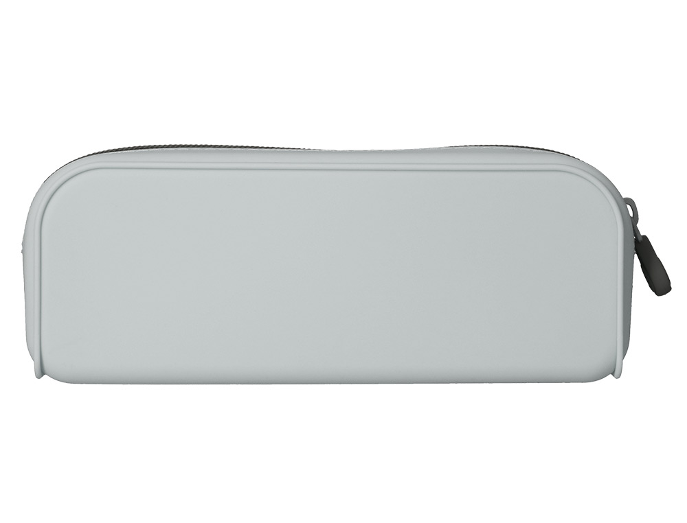 FOURRE-TOUT ANTARTIK RECTANGULAIRE 1 COMPARTIMENT  EN SILICONE MODELE PRISMA     185X50X75MM COLORIS GRIS