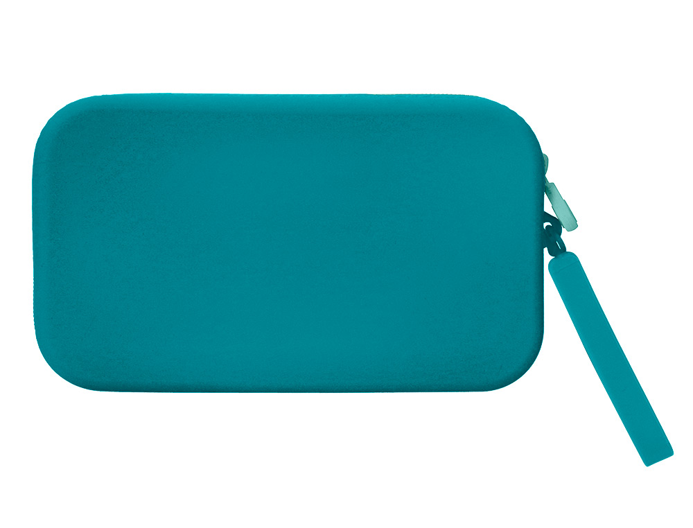 FOURRE-TOUT ANTARTIK PLAT EN SILICONE MODELE TROPICAL DIVE 190X120X25MM COLORIS          TURQUOISE