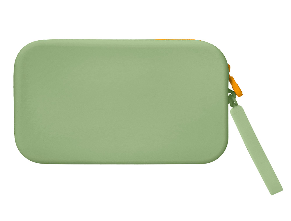 FOURRE-TOUT ANTARTIK PLAT EN SILICONE MODELE TROPICAL DIVE 190X120X25MM COLORIS VERT     AMANDE