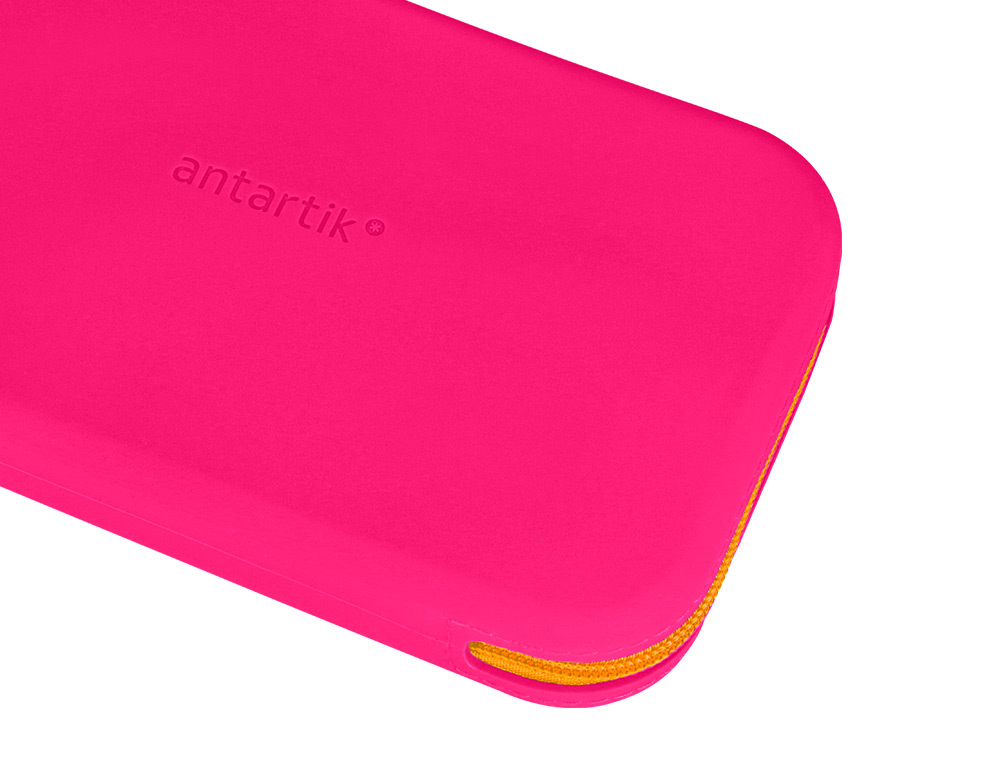 FOURRE-TOUT ANTARTIK PLAT EN SILICONE MODELE TROPICAL DIVE 190X120X25MM COLORIS FUCHSIA