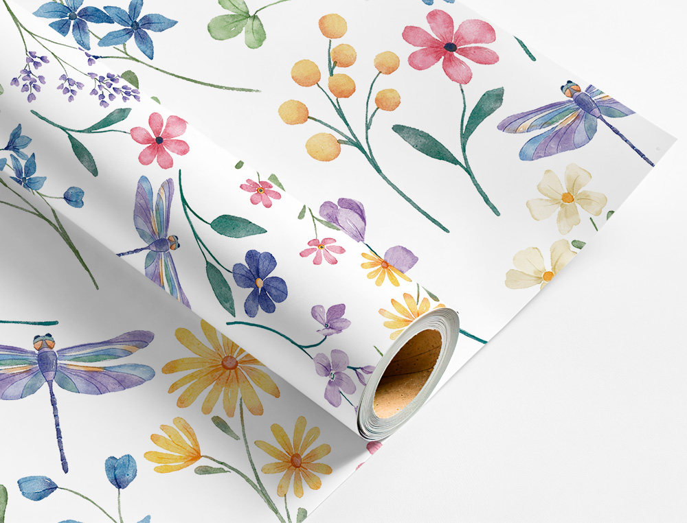 PAPIER CADEAU LIDERPAPEL TOUTE L'ANNEE ROULEAU 0,70X2M 60G MOTIFS ASSORTIS B-2024
