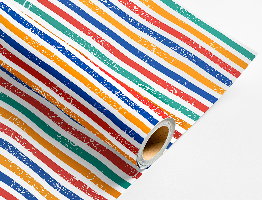 PAPIER CADEAU LIDERPAPEL TOUTE L'ANNEE ROULEAU 0,70X2M 60G MOTIFS ASSORTIS B-2024