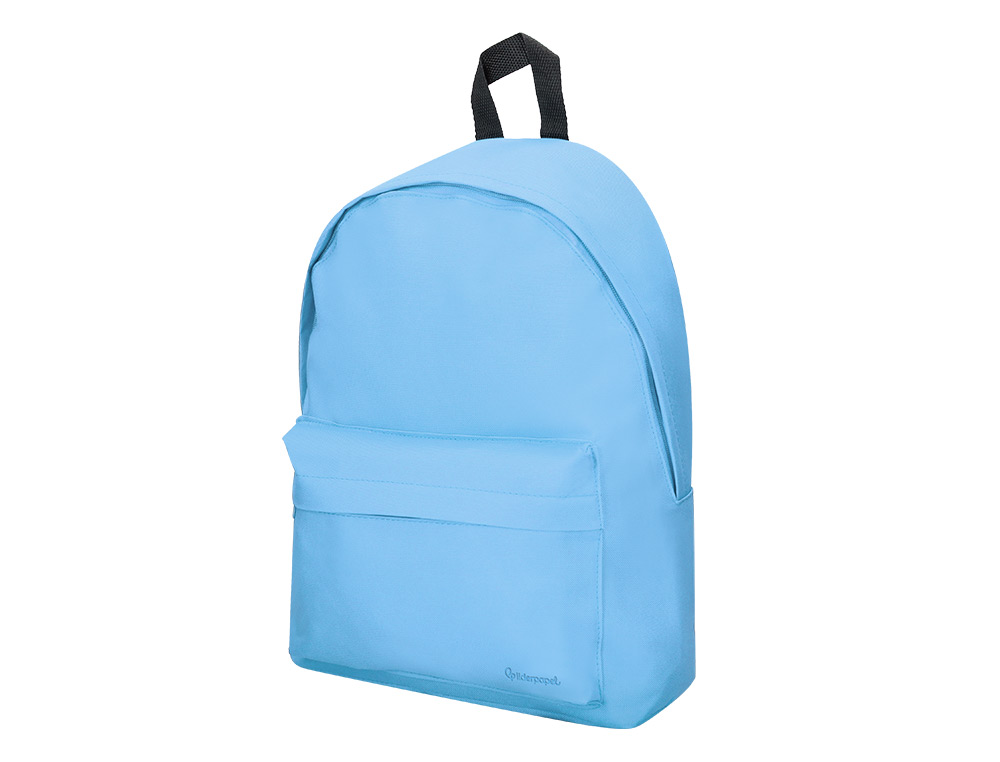 SAC A DOS LIDERPAPEL 1 COMPARTIMENT 40X12,5X30CM     COLORIS BLEU PASTEL