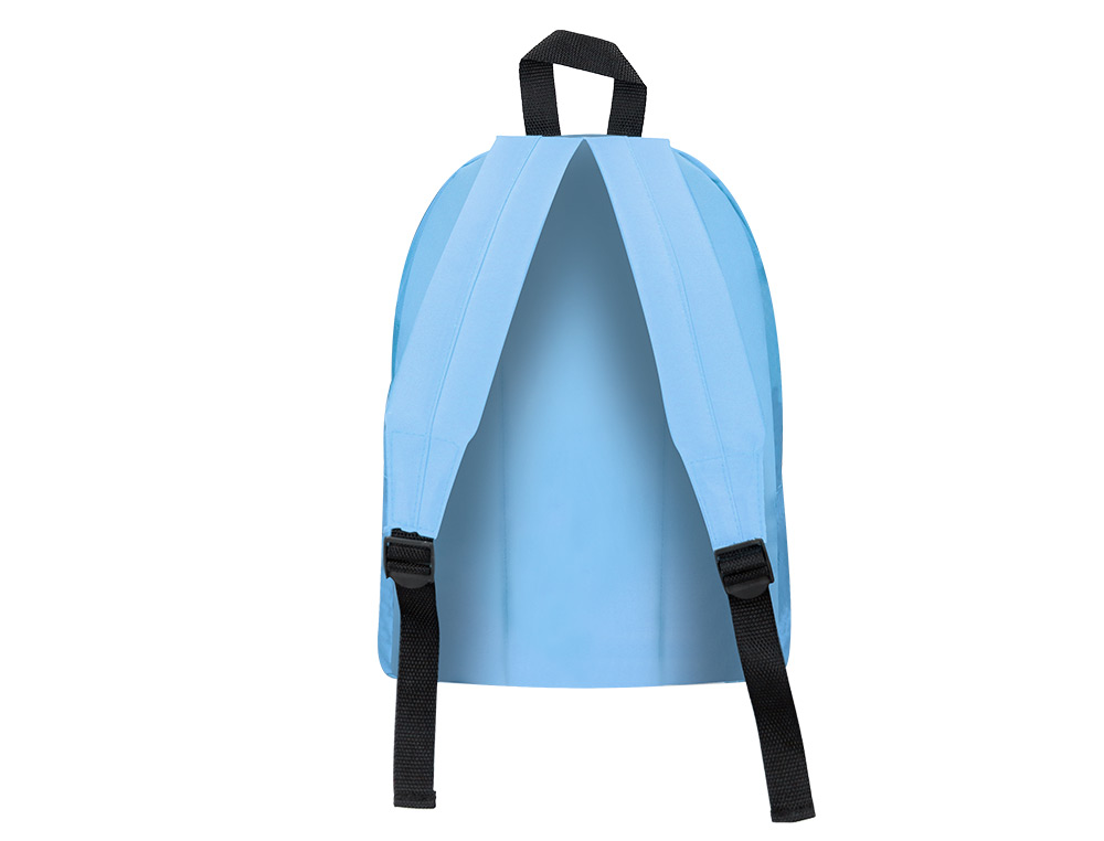 SAC A DOS LIDERPAPEL 1 COMPARTIMENT 40X12,5X30CM     COLORIS BLEU PASTEL