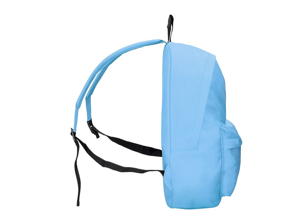 SAC A DOS LIDERPAPEL 1 COMPARTIMENT 40X12,5X30CM     COLORIS BLEU PASTEL