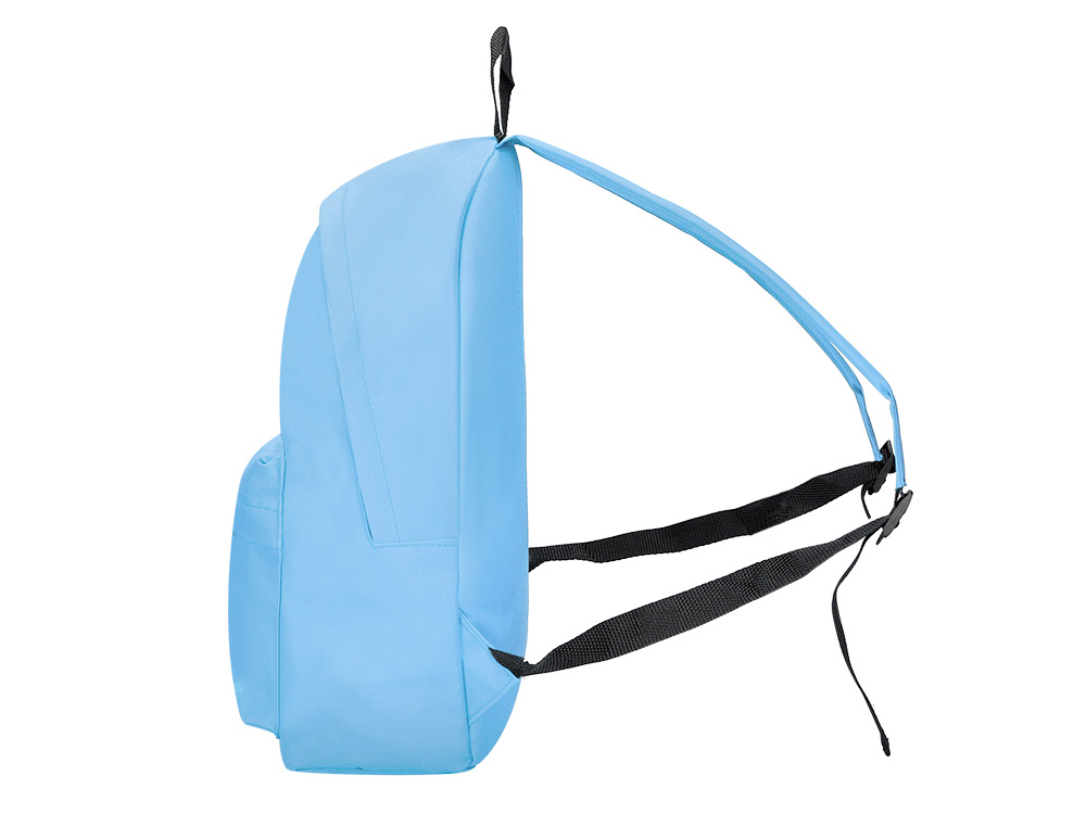 SAC A DOS LIDERPAPEL 1 COMPARTIMENT 40X12,5X30CM     COLORIS BLEU PASTEL