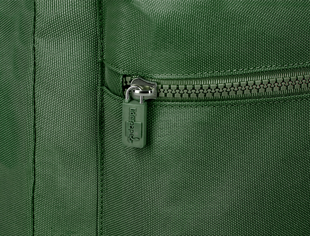 SAC A DOS LIDERPAPEL 1 COMPARTIMENT POCHE LATERALE   40X12,5X30CM COLORIS VERT     FORET