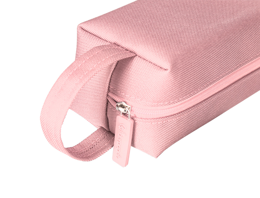 FOURRE-TOUT LIDERPAPEL 1 COMPARTIMENT AVEC ANSE 21X7CM COLORIS ROSE