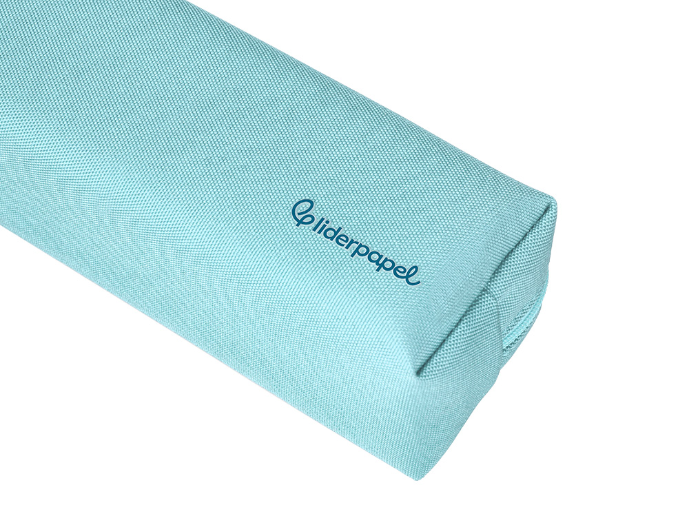 FOURRE-TOUT LIDERPAPEL 1 COMPARTIMENT AVEC ANSE 21X7CM COLORIS BLEU CELESTE