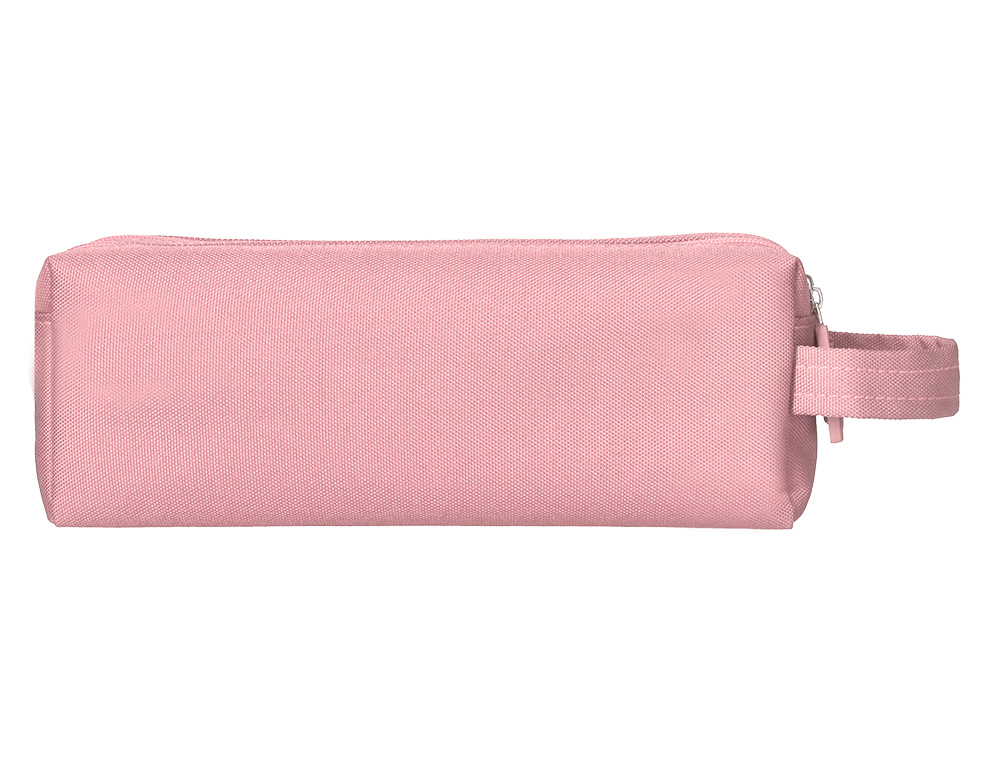 FOURRE-TOUT LIDERPAPEL RECTANGULAIRE 2 COMPARTIMENTS ANSE DE PREHENSION 21X8CM     COLORIS ROSE