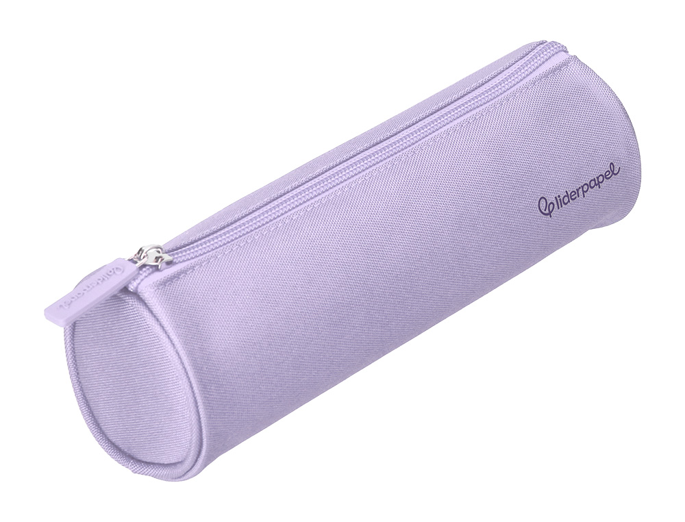 FOURRE-TOUT LIDERPAPEL ROND 21X7CM COLORIS LILAS