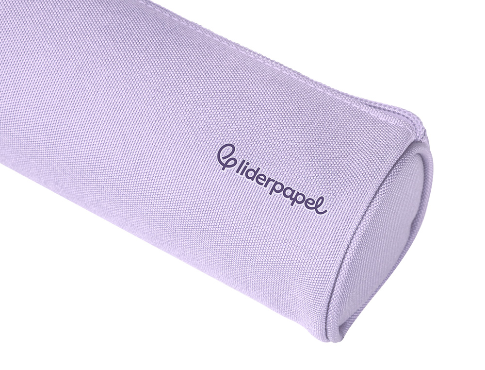 FOURRE-TOUT LIDERPAPEL ROND 21X7CM COLORIS LILAS