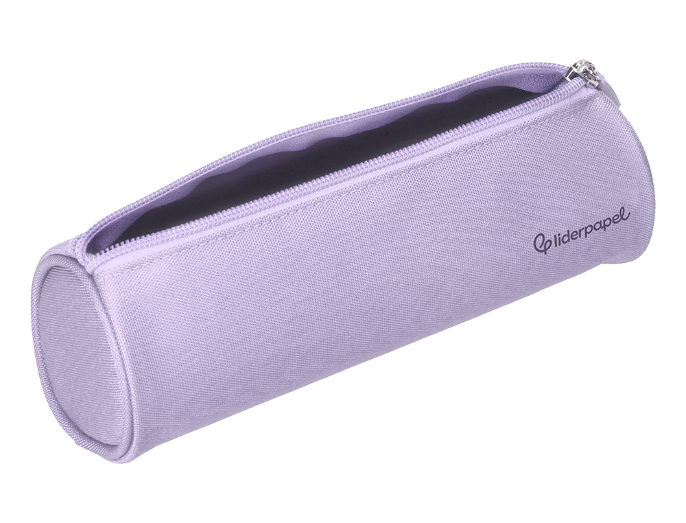 FOURRE-TOUT LIDERPAPEL ROND 21X7CM COLORIS LILAS
