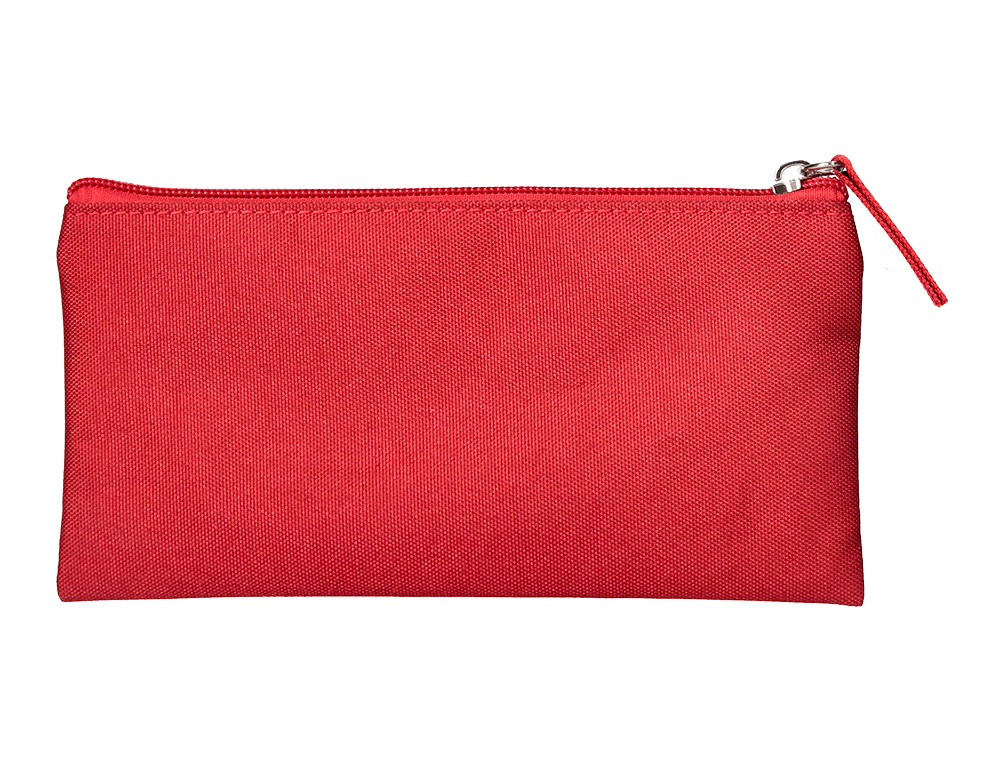 FOURRE-TOUT LIDERPAPEL PLAT 1 COMPARTIMENT 20X10CM COLORIS  ROUGE