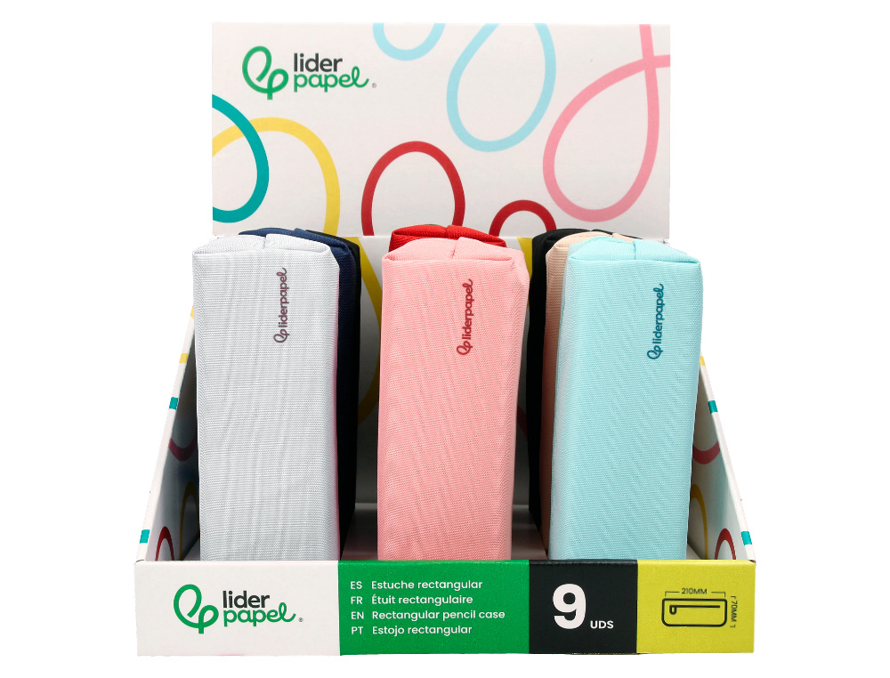 PRESENTOIR LIDERPAPEL FOURRE-TOUT RECTANGULAIRES    AVEC ANSE 9 UNITES