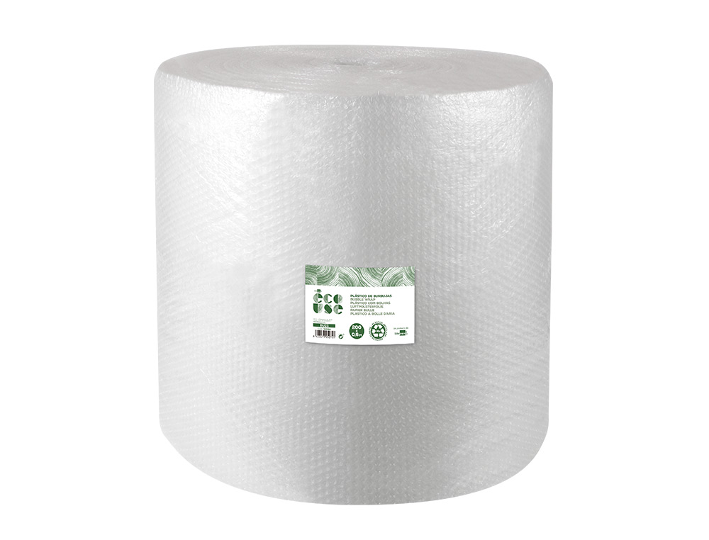 FILM A BULLES LIDERPAPEL ECOUSE 30% PLASTIQUE RECYCLE  30G/M2 ROULEAU 1X50M