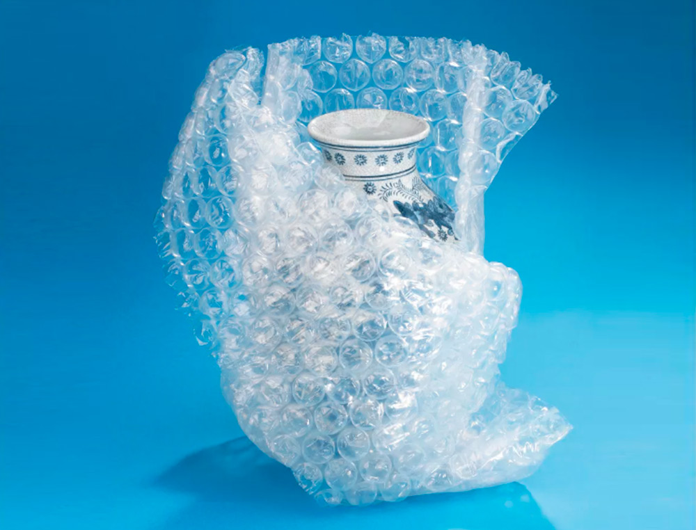 FILM A BULLES LIDERPAPEL ECOUSE 30% PLASTIQUE RECYCLE  30G/M2 ROULEAU 1X50M