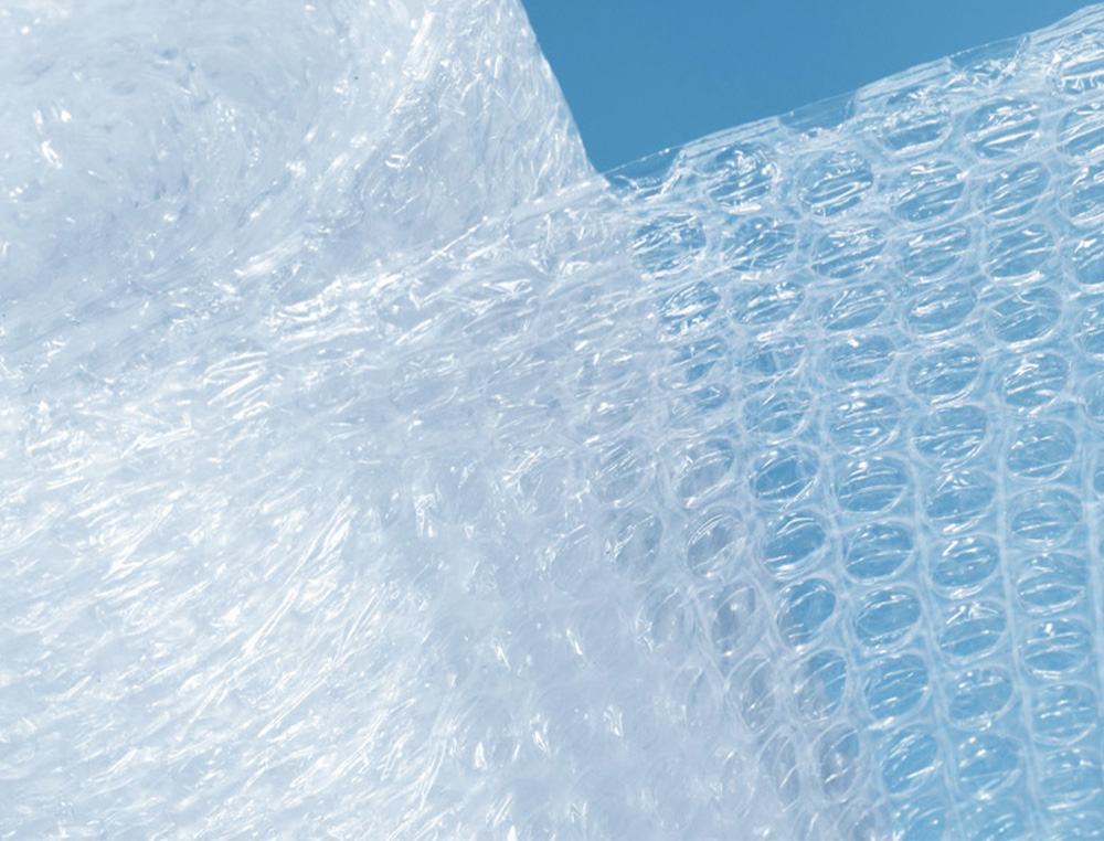FILM A BULLES LIDERPAPEL ECOUSE 30% PLASTIQUE RECYCLE  30G/M2 ROULEAU 1,60X200M