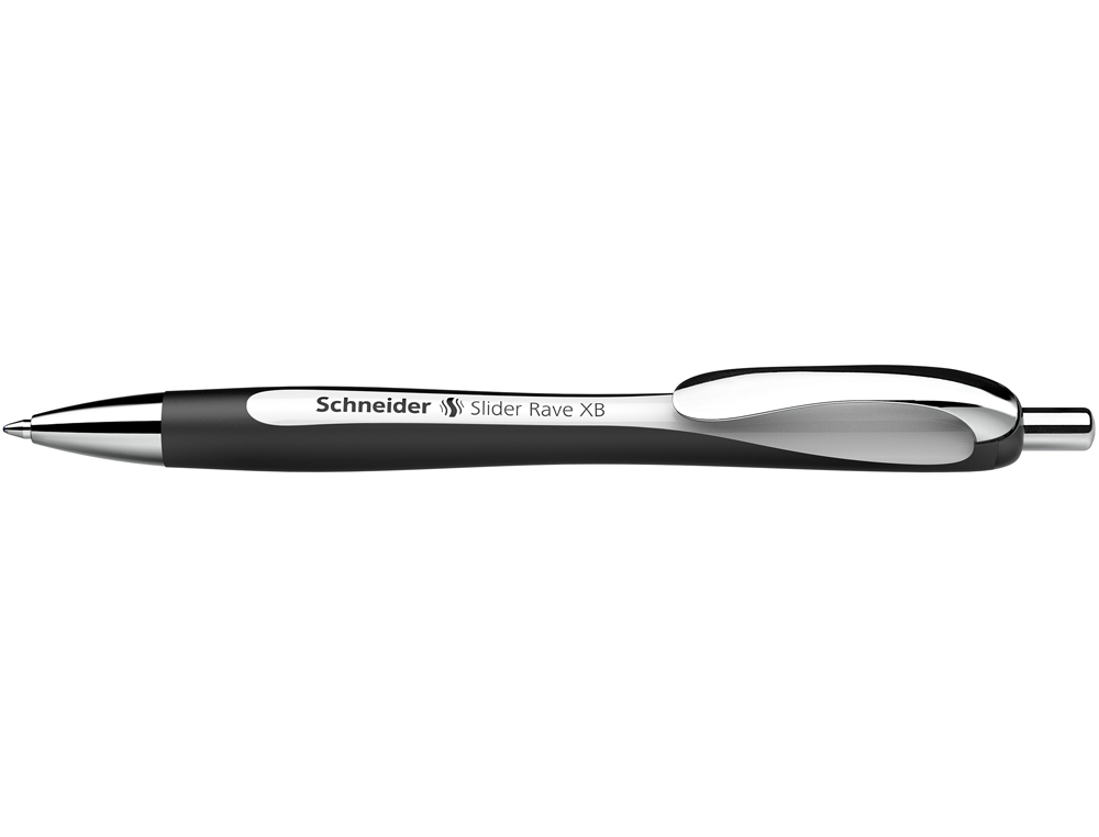STYLO-BILLE SCHNEIDER SLIDER RAVE XB BLACK EDITION         VISCOGLIDE TRAIT EXTRA LARGE  ENCRE BLEUE COLORIS