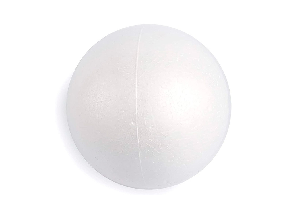FORME LIDERPAPEL MOUSSE POLYSTYRENE BOULES DIAMETRE 7CM COLORIS BLANC SACHET 6 UNITES