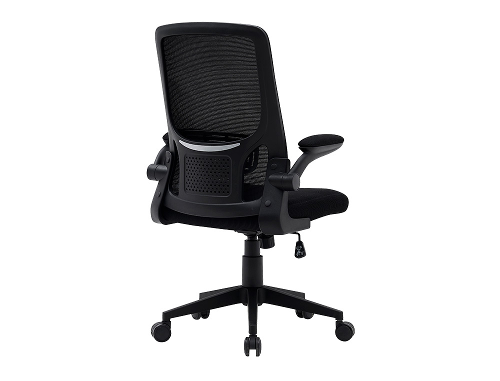 CHAISE OPERATEUR Q-CONNECT ALBA MAILLE BASE METALLIQUE HAUT MAX 1110 LARG 610 PROF 580MM  ROUES PREMIUM COLORIS NOIR