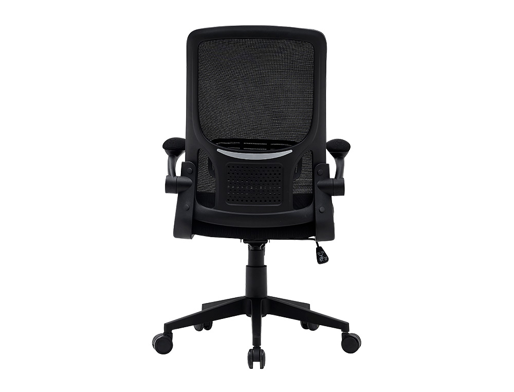 CHAISE OPERATEUR Q-CONNECT ALBA MAILLE BASE METALLIQUE HAUT MAX 1110 LARG 610 PROF 580MM  ROUES PREMIUM COLORIS NOIR