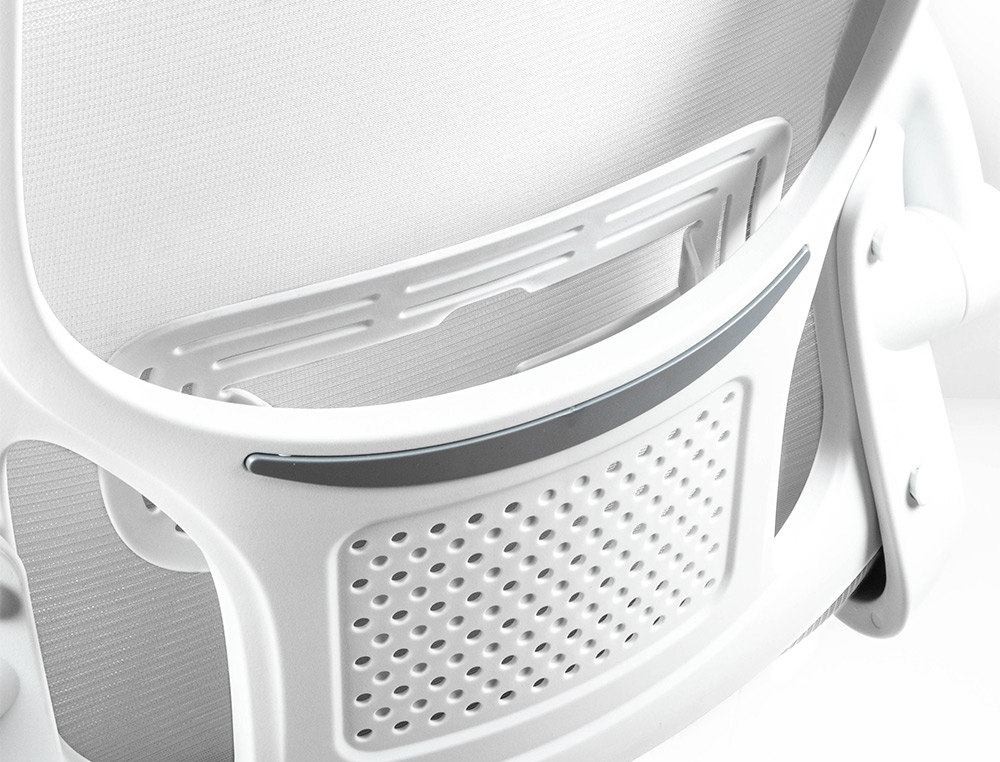 CHAISE OPERATEUR Q-CONNECT ALBA MAILLE BASE METALLIQUE HAUT MAX 1110 LARG 610 PROF 580MM  ROUES PREMIUM COLORIS BLANC