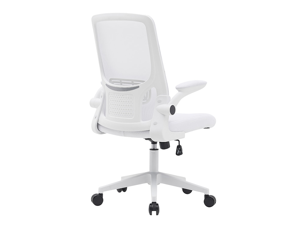 CHAISE OPERATEUR Q-CONNECT ALBA MAILLE BASE METALLIQUE HAUT MAX 1110 LARG 610 PROF 580MM  ROUES PREMIUM COLORIS BLANC