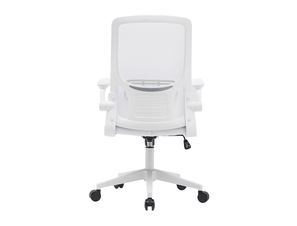 CHAISE OPERATEUR Q-CONNECT ALBA MAILLE BASE METALLIQUE HAUT MAX 1110 LARG 610 PROF 580MM  ROUES PREMIUM COLORIS BLANC