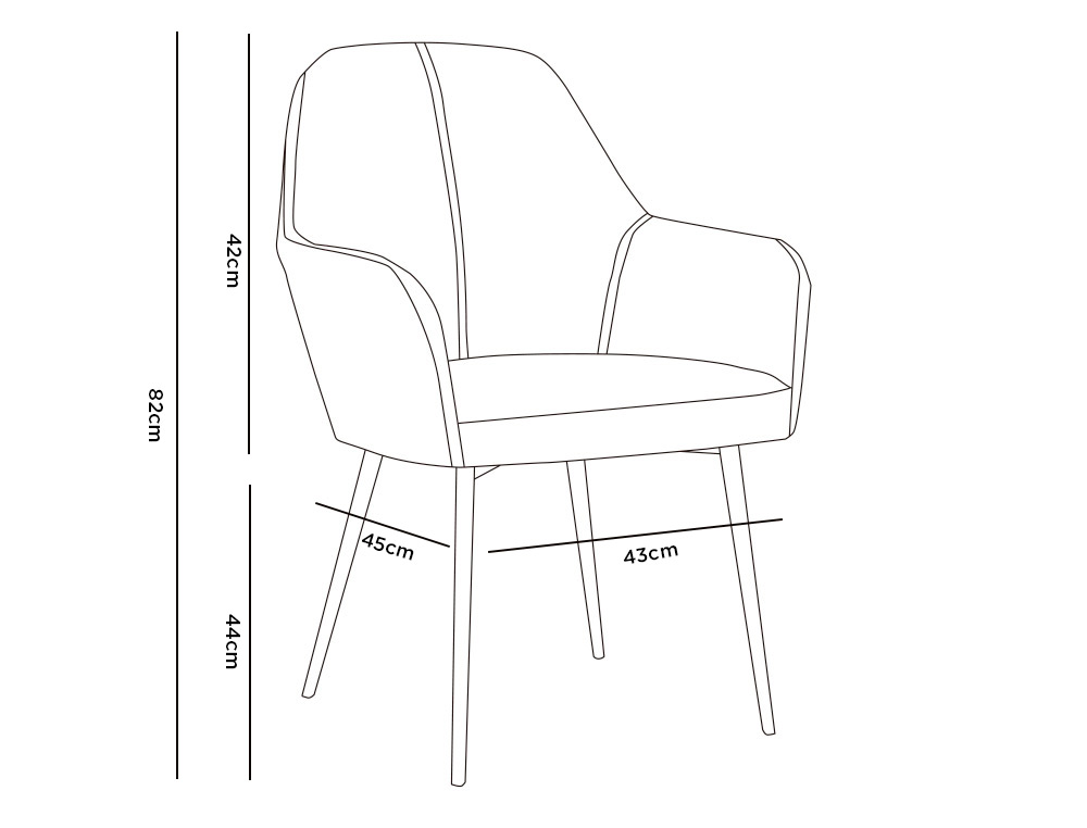 CHAISE CONFIDENT Q-CONNECT SIEMIONE BASE METALLIQUE HAUT MAX 820 LARG 570 PROF 580     COLORIS GRIS FONCE