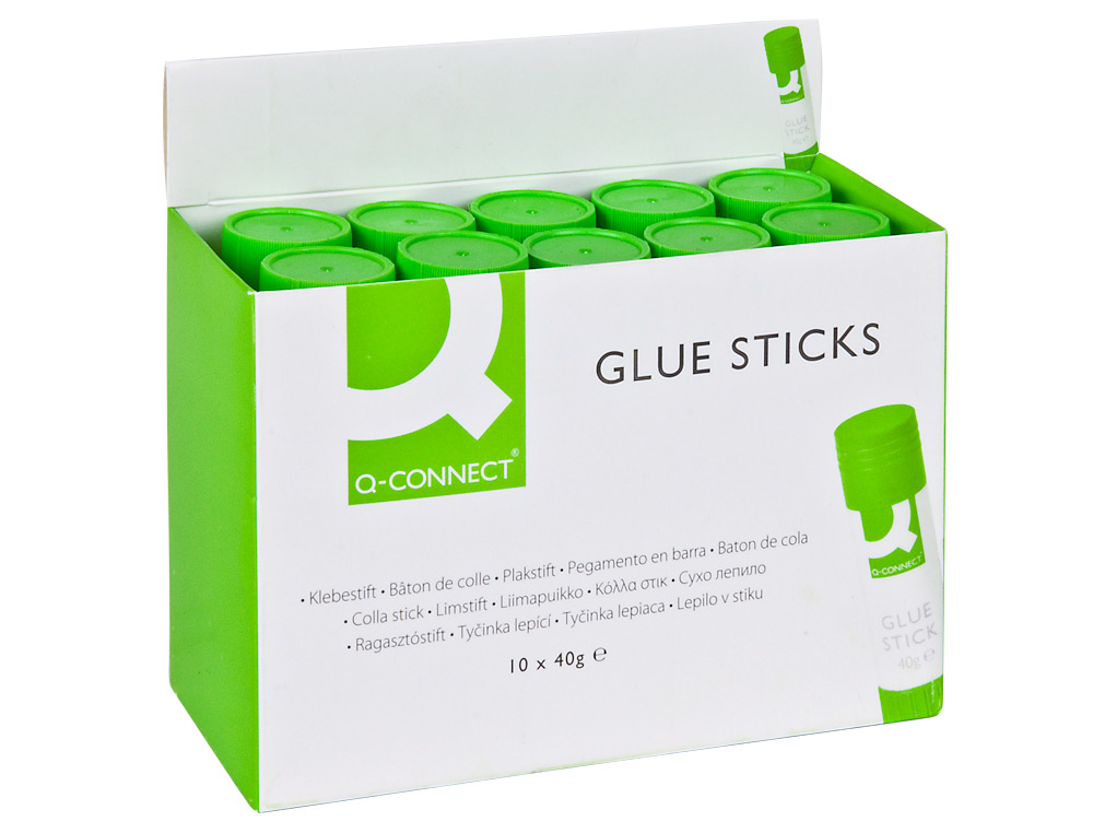 COLLE BLANCHE Q-CONNECT USAGE SCOLAIRE BUREAU TOUT TYPE DE PAPIER BTON 40G