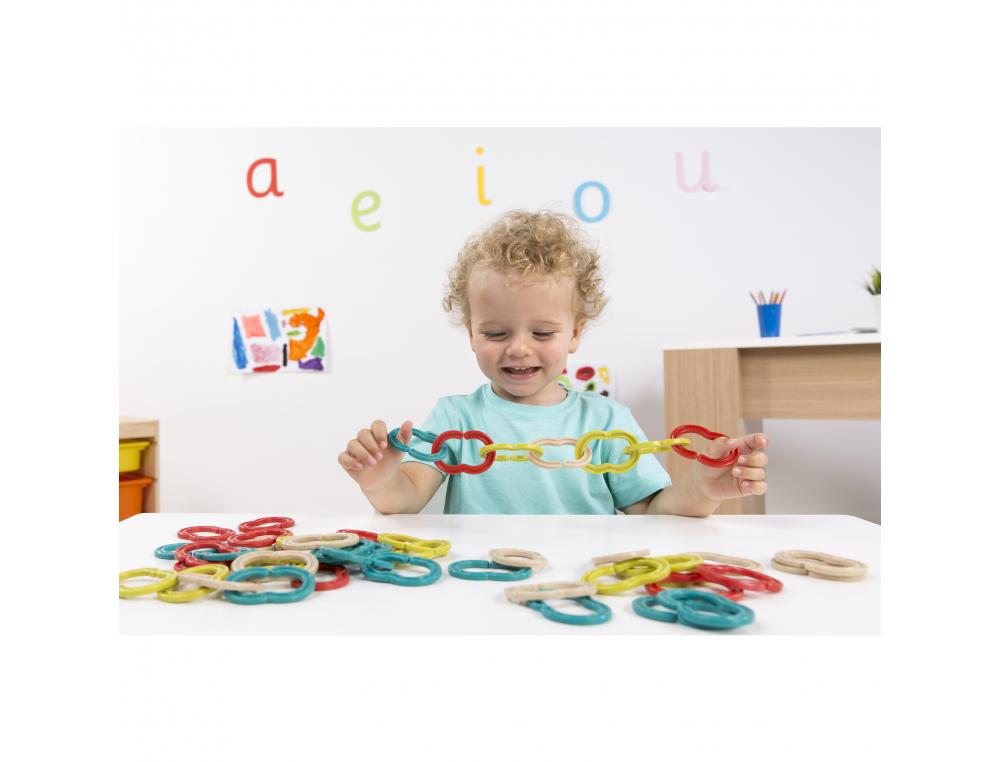 MAXI CHAINONS ECO CONÃUS MINILAND 5 CM MATIERE         ECOLOGIQUE 48 PIECES