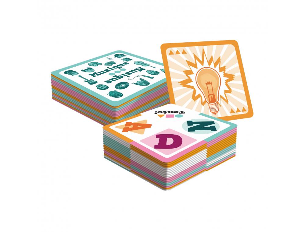 FRANCAIS JOUER AVEC LES LETTRES GIGAMIC TEXTO 2.0 10  THEMES 60 CARTES 2 A 6        JOUEURS