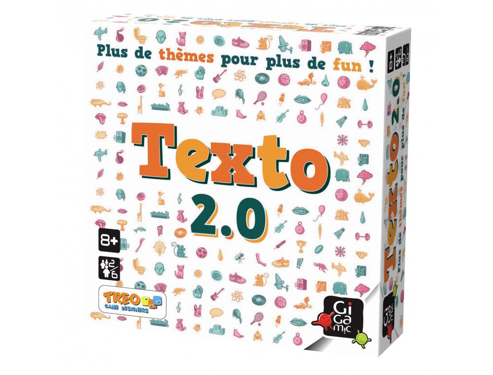 FRANCAIS JOUER AVEC LES LETTRES GIGAMIC TEXTO 2.0 10  THEMES 60 CARTES 2 A 6        JOUEURS