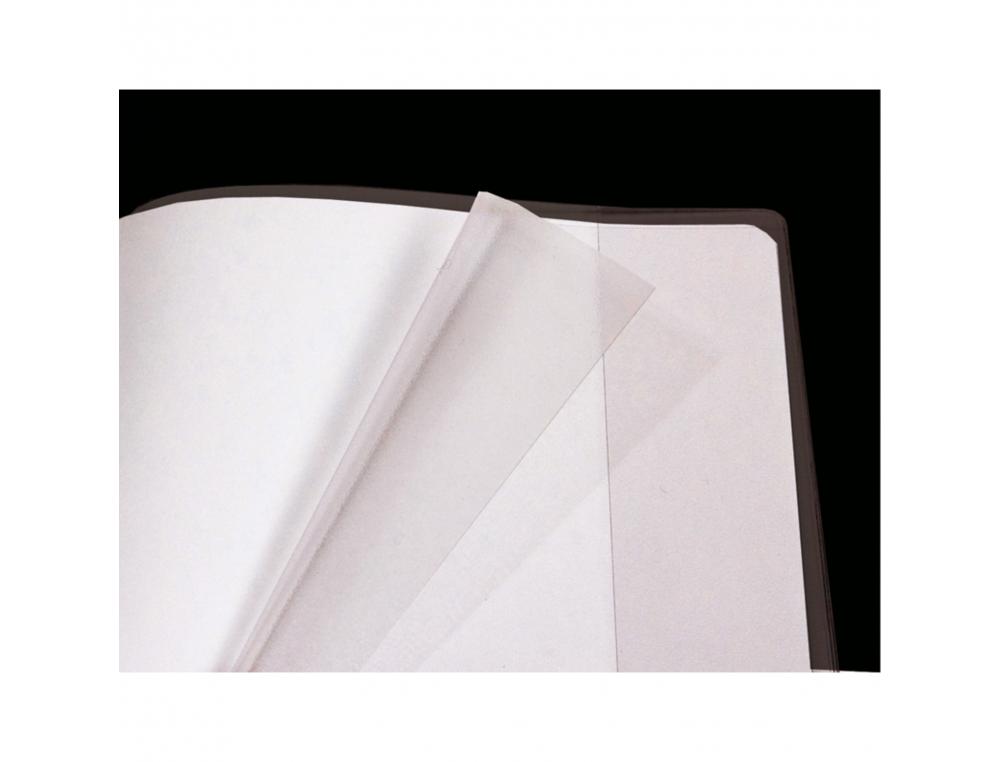 PROTEGE-CAHIER CLAIREFONTAINE 24X32CM PLASTIQUE 22/100E 2   RABATS CRISTAL INCOLORE