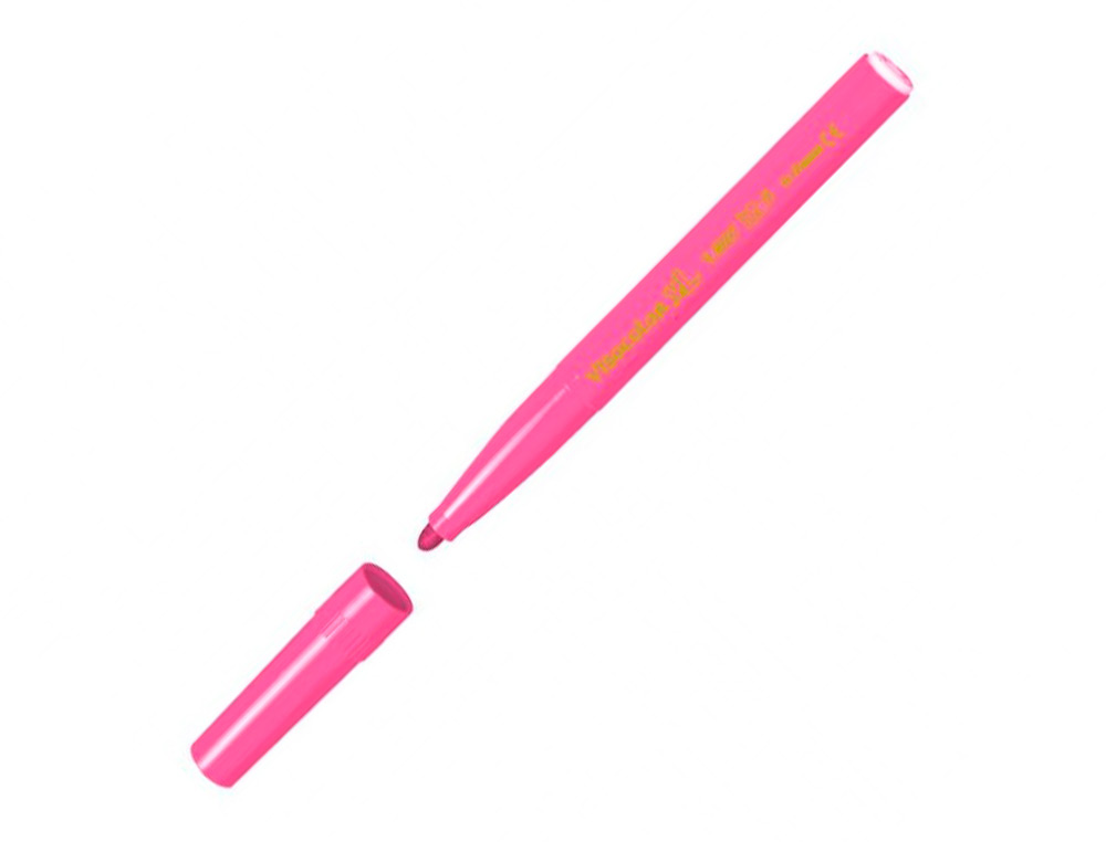 FEUTRE BIC KIDS VISACOLOR XL ENCRE LAVABLE POINTE LARGE    BLOQUEE COLORIS ROSE