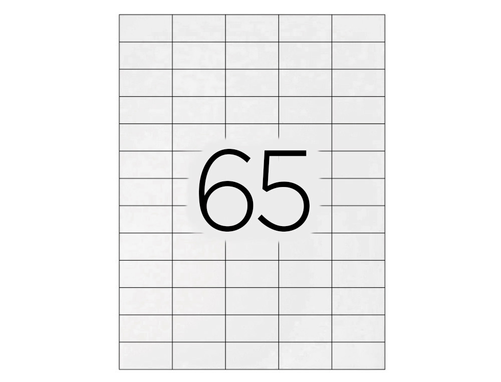 TIQUETTE ADHSIVE Q-CONNECT 38.1X21.2MM COINS ARRONDIS IMPRIMANTE JET D'ENCRE LASER COPIEUR 100 FEUILLES 6500 UNITS