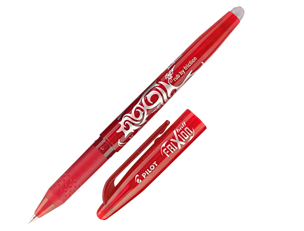 ROLLER PILOT FRIXION BALL CRITURE MOYENNE 0.7MM ENCRE EFFAABLE GRIP PRHENSION RECHARGEABLE GOMME SERTIE COLORIS ROUGE