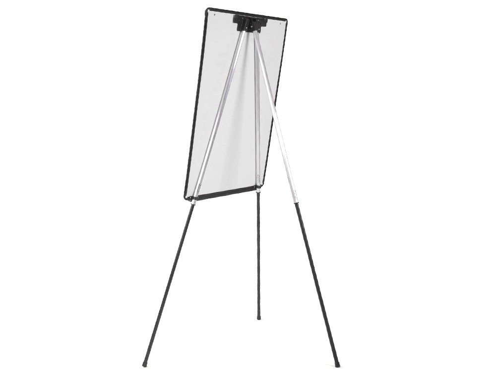 CHEVALET Q-CONNECT CONOMIQUE FOND MLAMIN TABLEAU EFFAABLE SEC 70X100CM AUGET BARETTE PIVOTANTE HAUTEUR MAXIMUM 2M